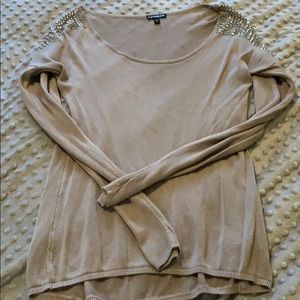 Embellished Sweater Top